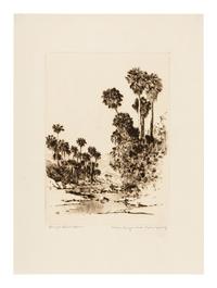 Three Works: Oasis of Seven Palms, Calif-, Palm Springs and Palm Canyon near Palm Springs
