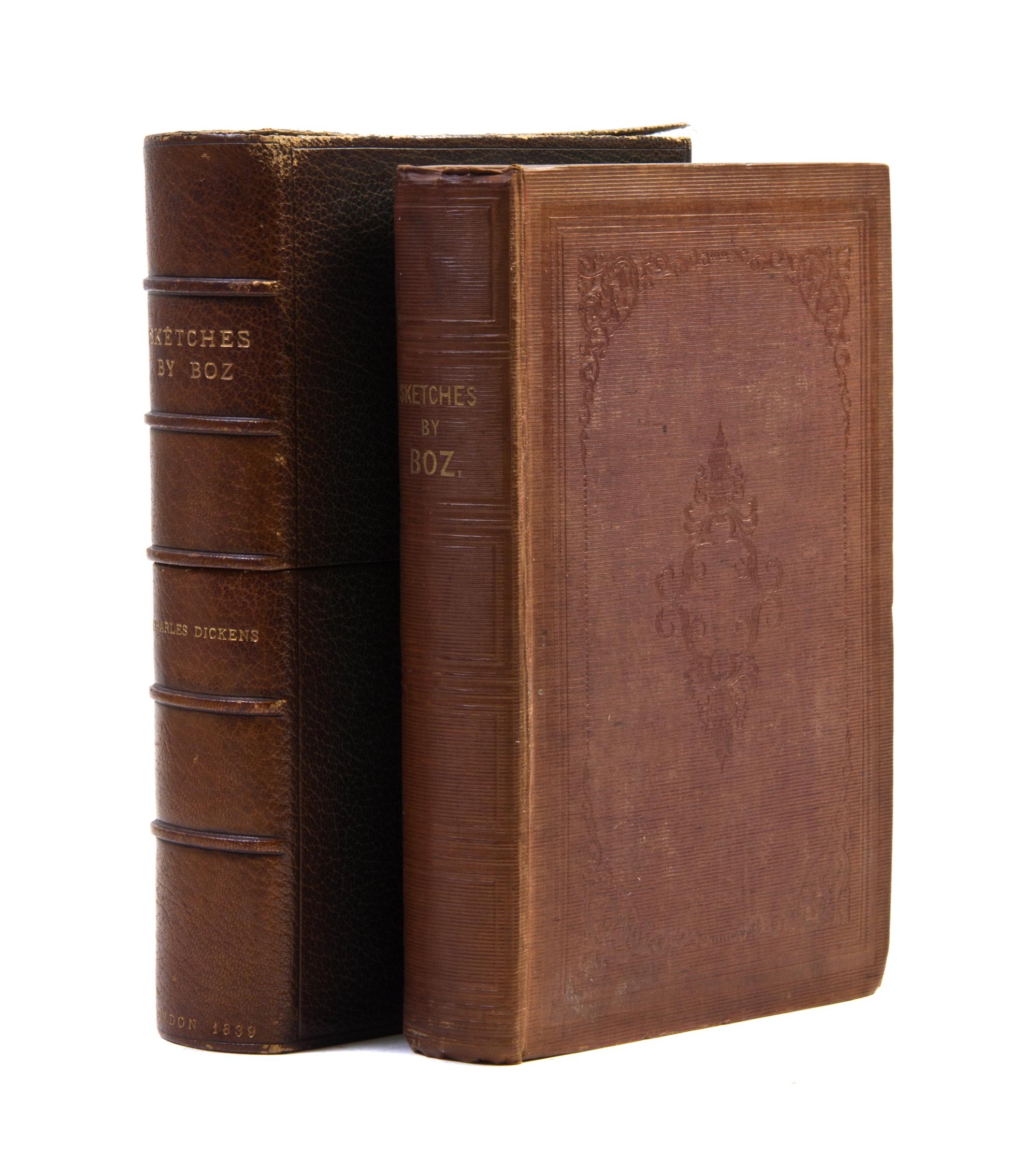 DICKENS, CHARLES. Sketches by Boz Illustrative of Every-Dave Life and Every-Day People. London, 1839. First book edition.