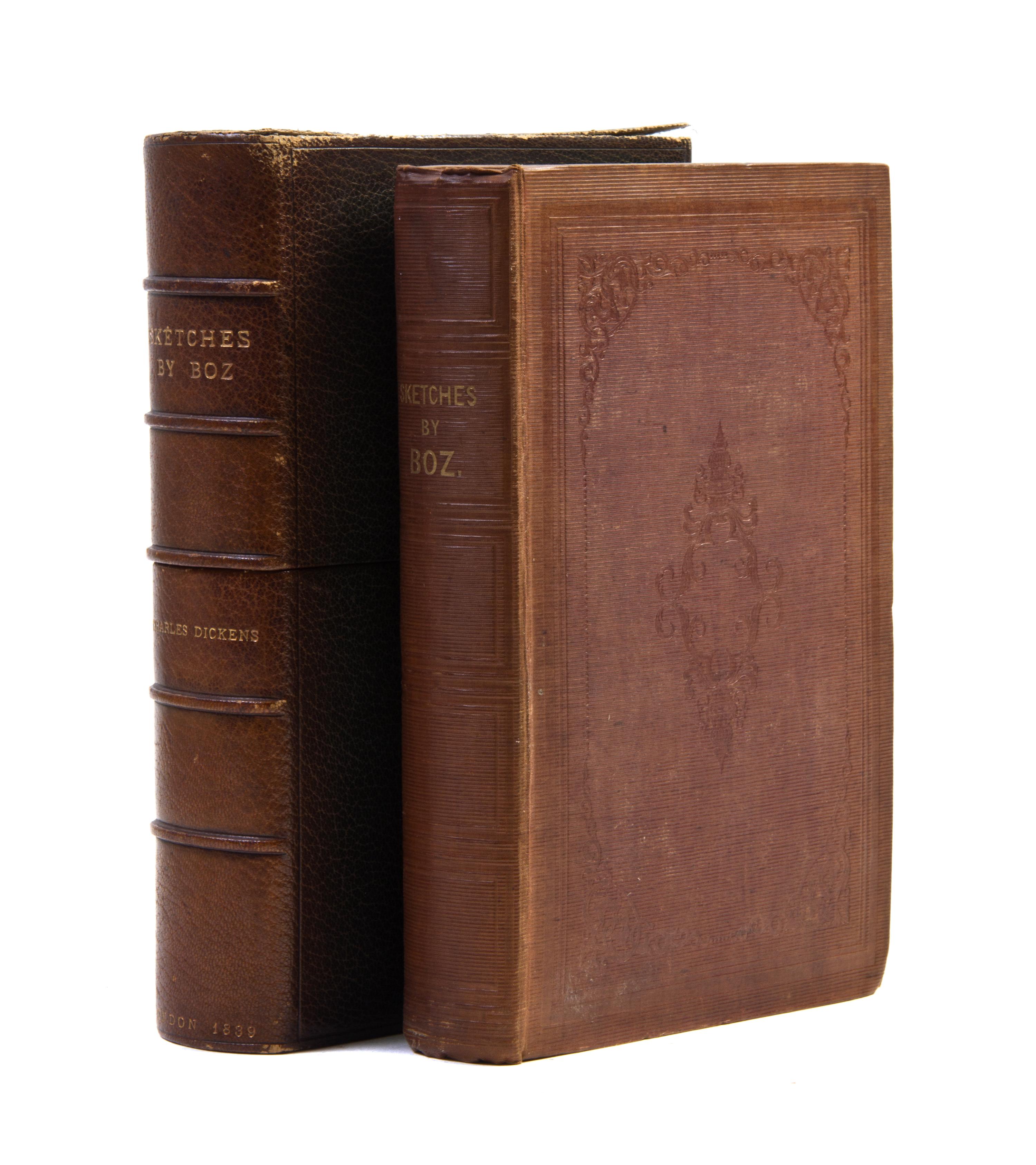 DICKENS, CHARLES. Sketches by Boz Illustrative of Every-Dave Life and Every-Day People. London, 1839. First book edition.