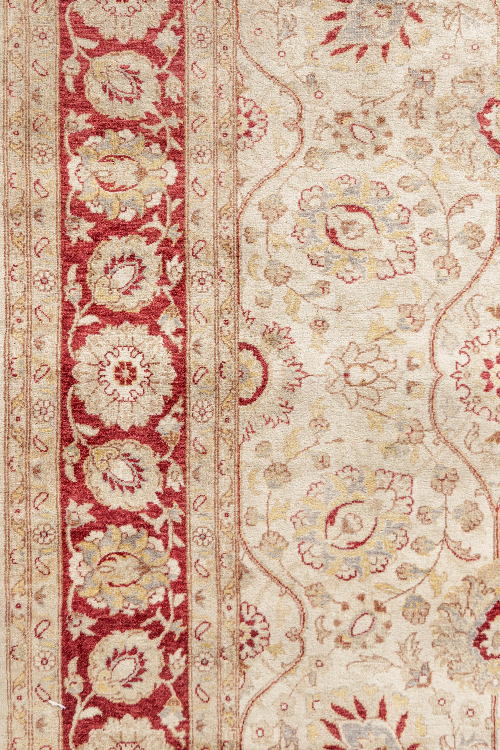 An Agra Style Wool Rug
