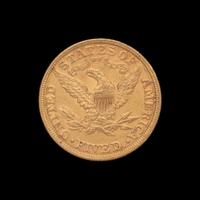 A 1895 Liberty Head $5 Gold Coin