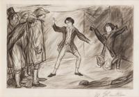 William Glackens, (American, 1870-1938), And Here is the Man with Two Heads