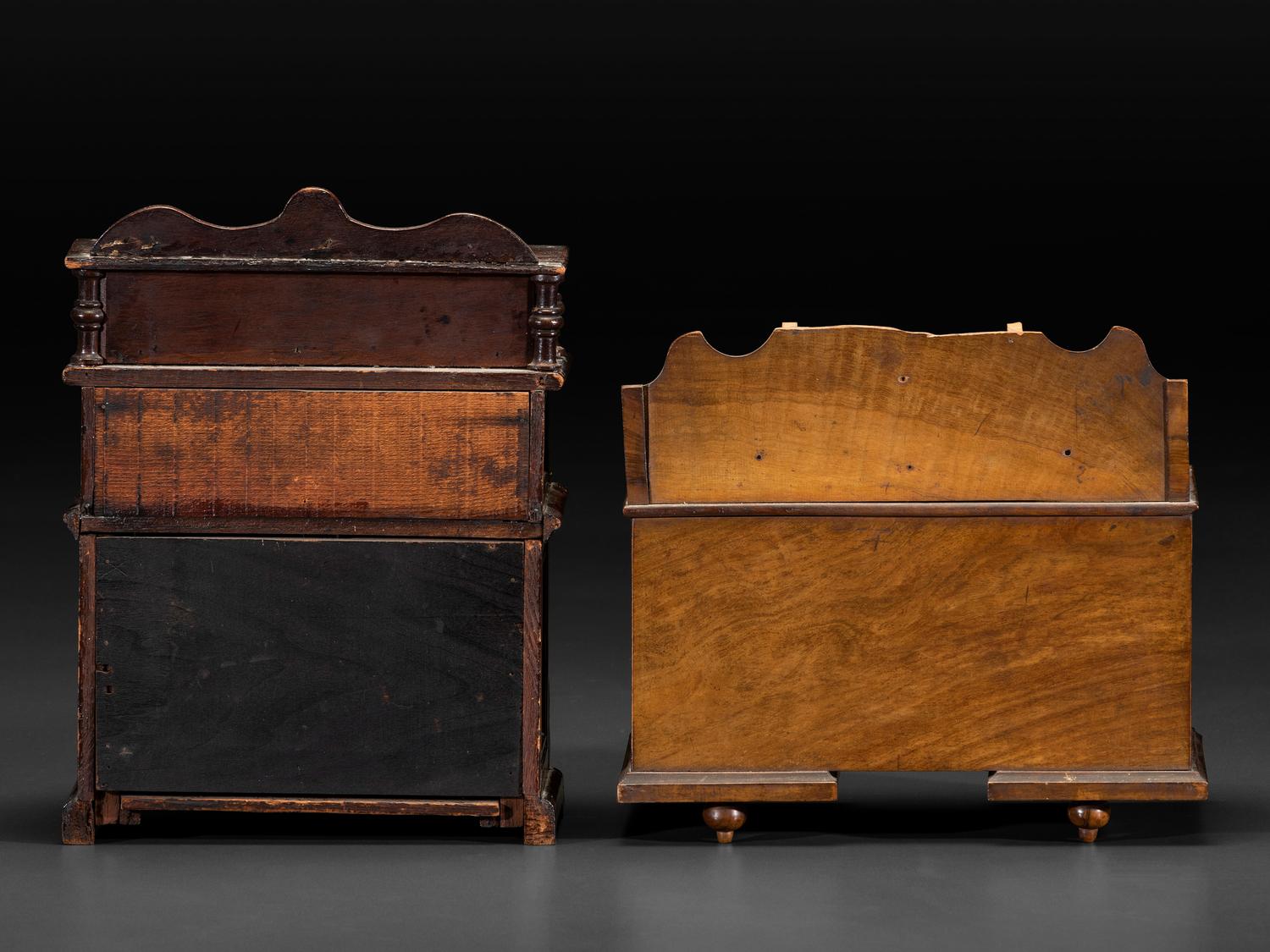Five Miniature or Salesman Sample Pieces of Furniture