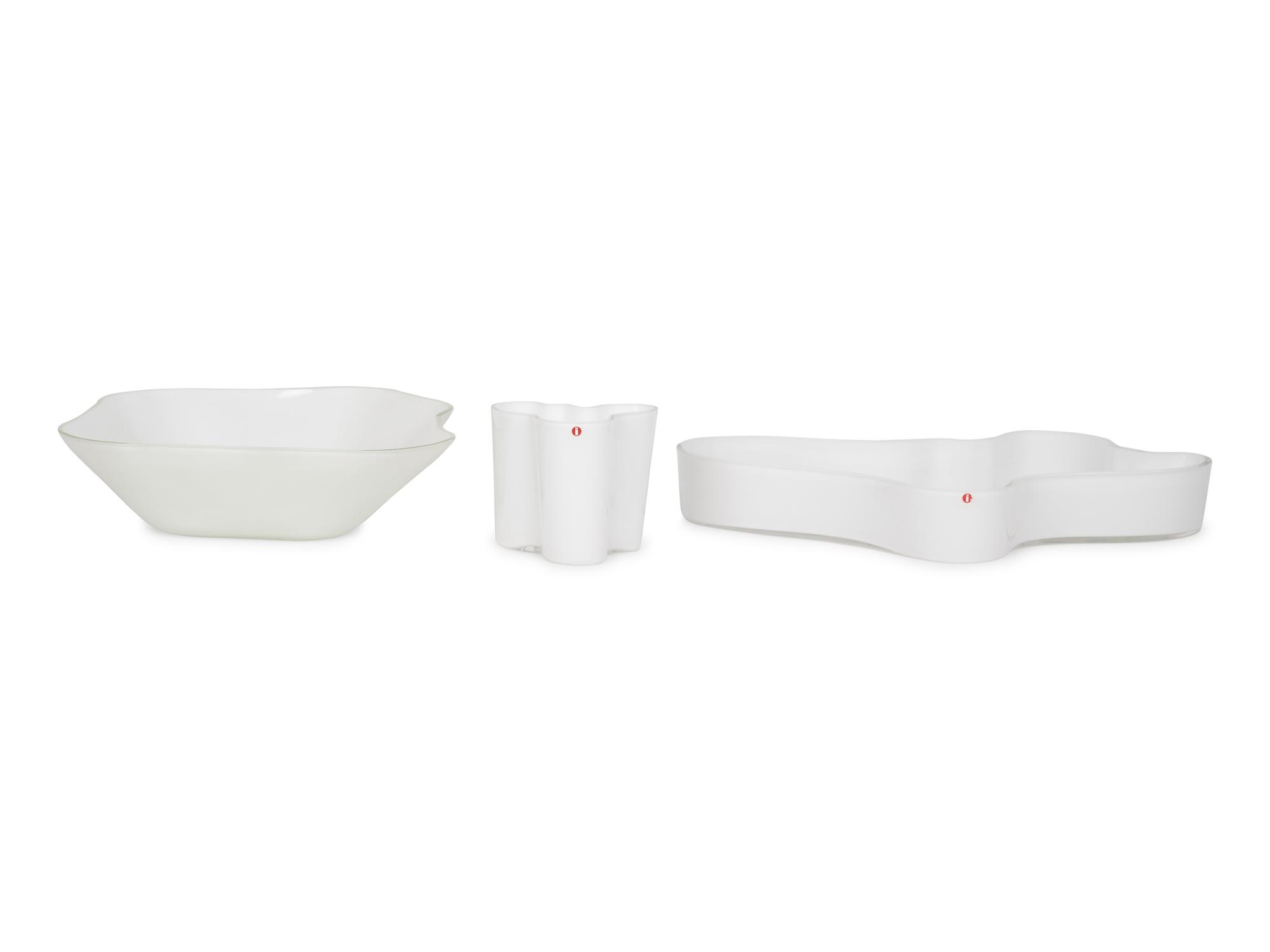 Three Vases, c. 1980s iittala, Finland