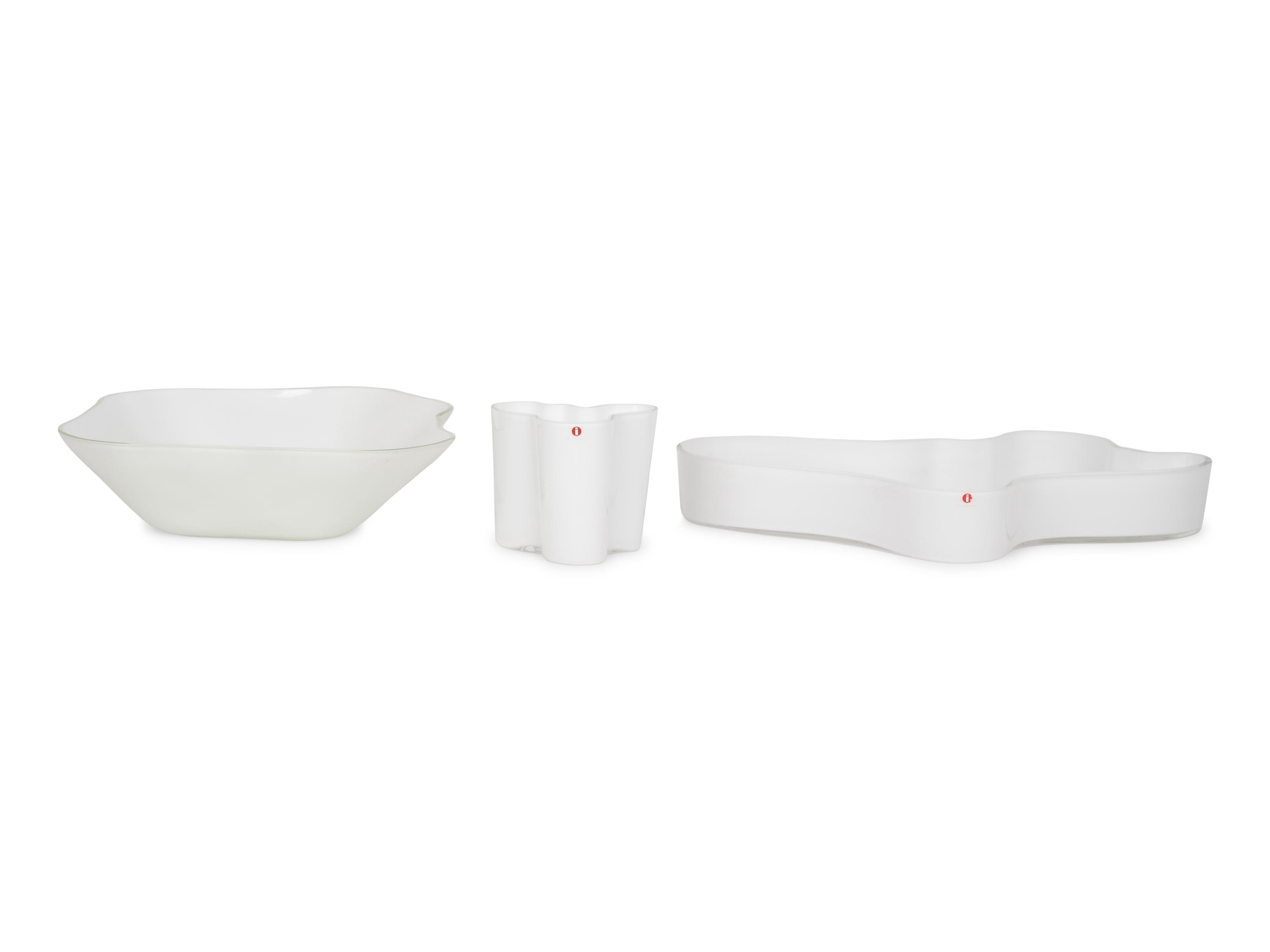 Three Vases, c. 1980s iittala, Finland