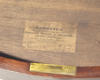A Regency inlaid mahogany library center table, stamped "Willson London," circa 1820