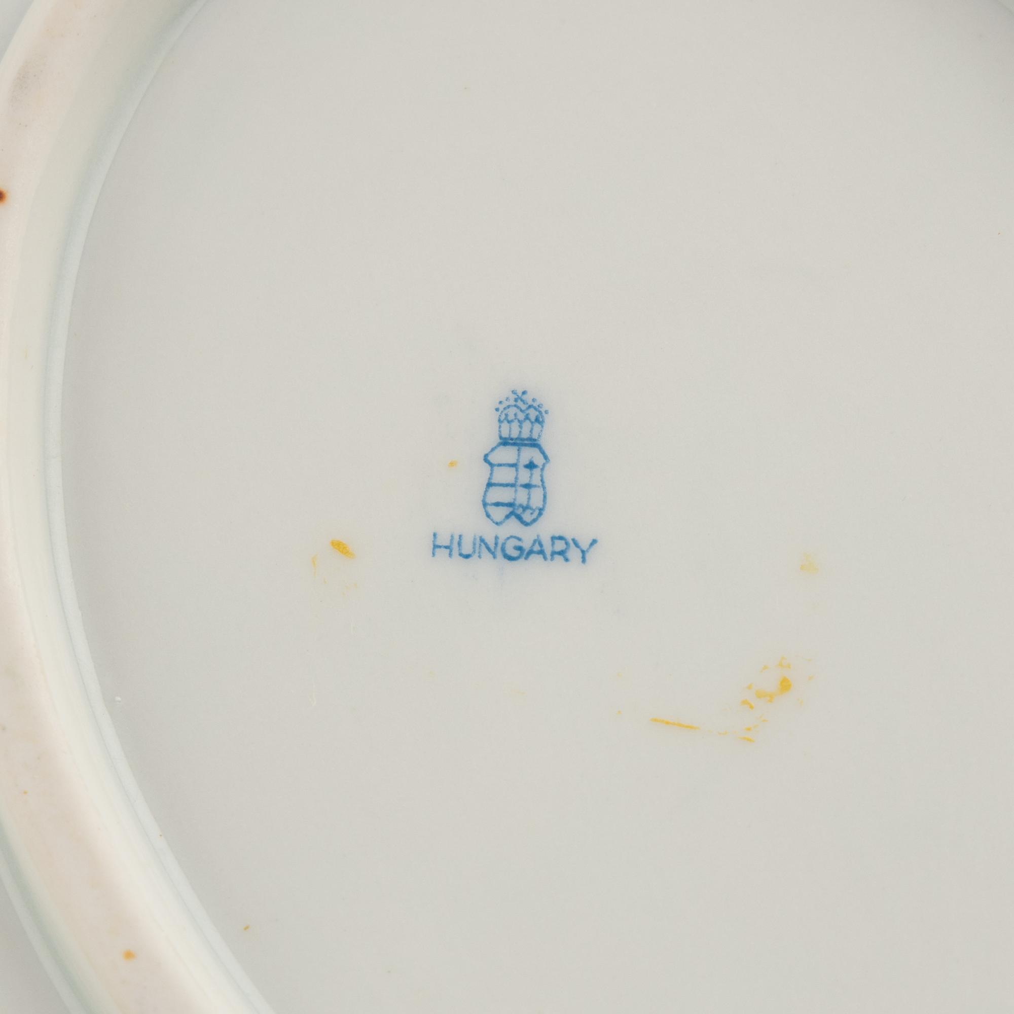 A Collection of Herend Rothschild Bird Porcelain Articles