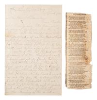 [CIVIL WAR]. Manuscript archive of Sergeant Hamilton Ballentine (1833-1920), Co. K, 6th Pennsylvania Cavalry, "Rush's Lancers," featuring battle content from key engagements and descriptions of "Sheridan's Raiders."