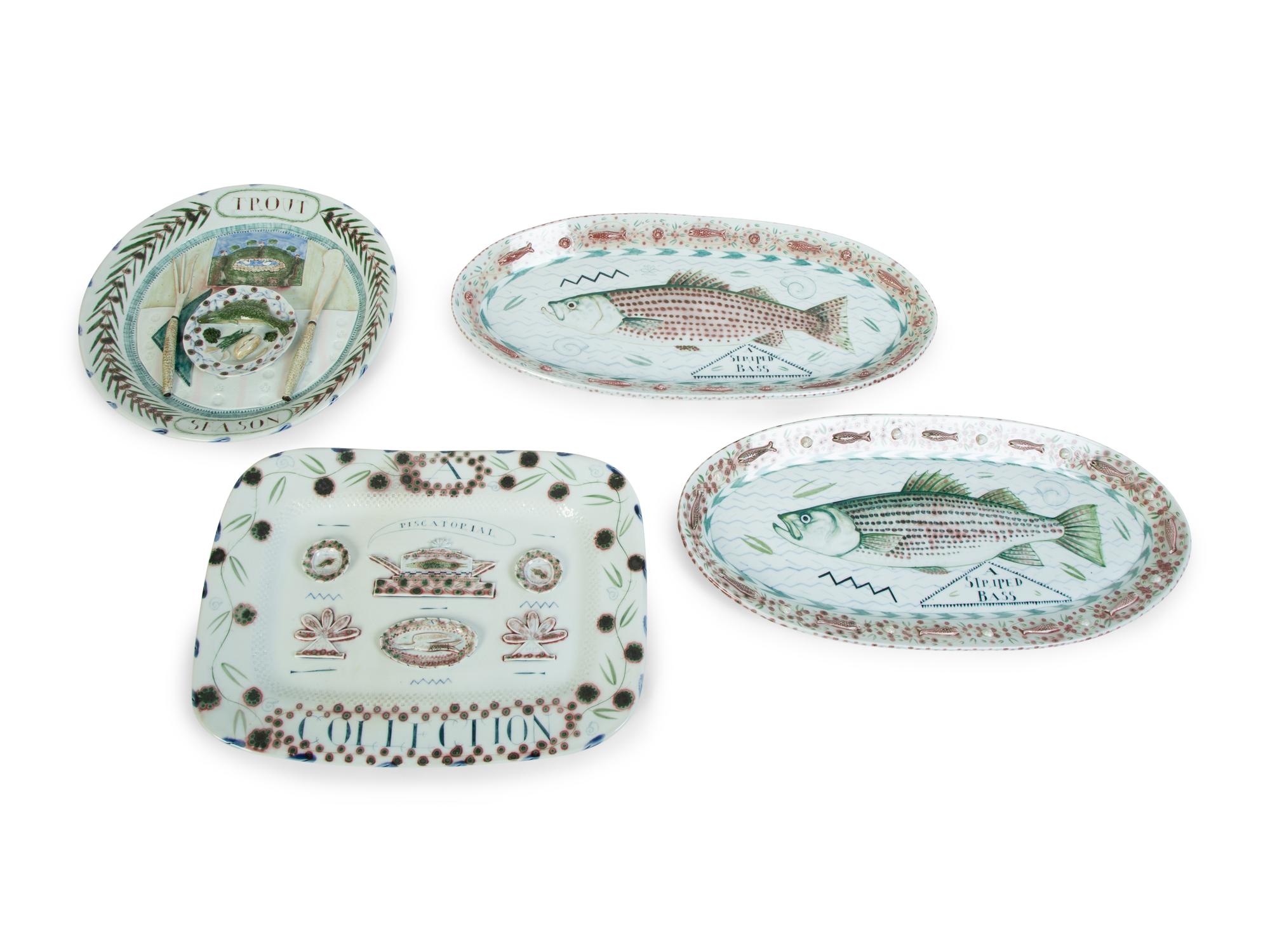 A Group of Four Pieces of Pottery by Mara Superior — 20TH CENTURY