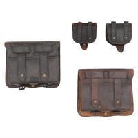 Two US Pattern July of 1864 Type II Cartridge Boxes and Two Cap Pouches