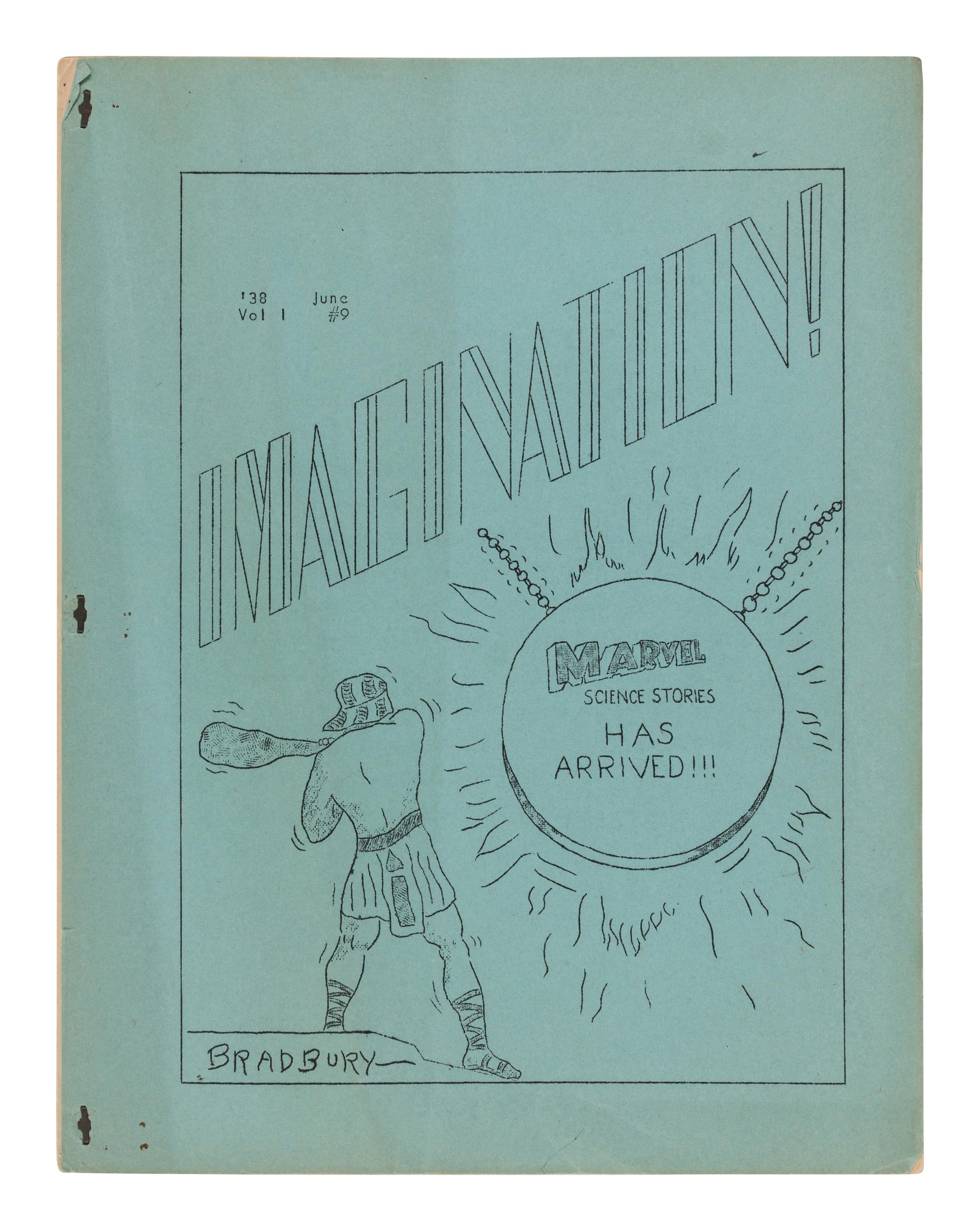ACKERMAN, Forrest J. (1916-2008), et al. (eds.). Imagination! Vol. 1, no. 9. Los Angeles: LA Science Fiction Society, June 1939.