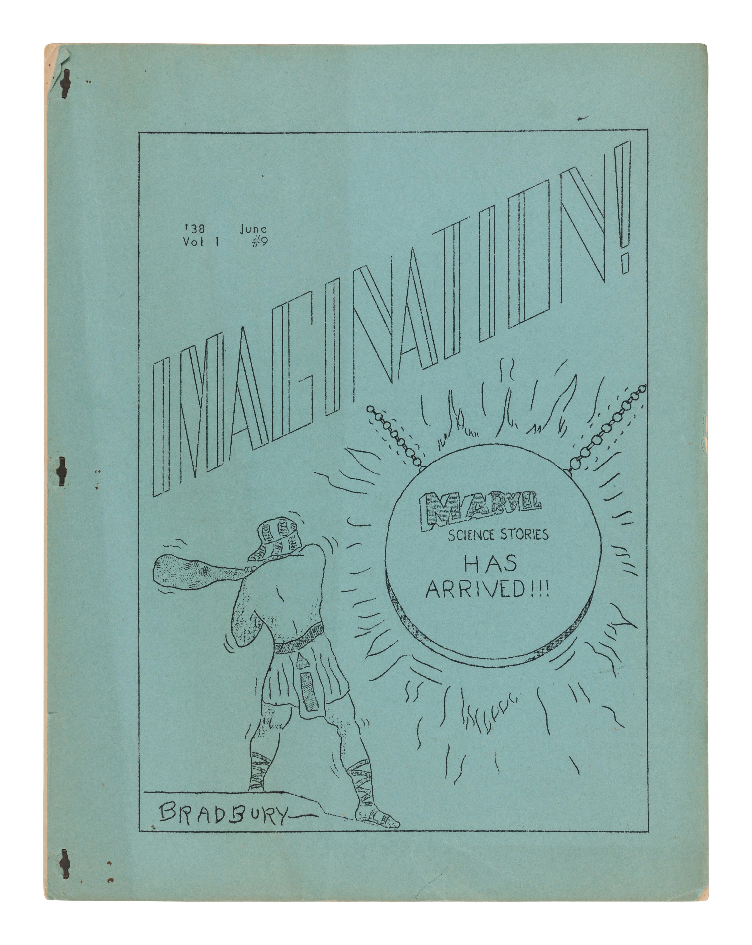 ACKERMAN, Forrest J. (1916-2008), et al. (eds.). Imagination! Vol. 1, no. 9. Los Angeles: LA Science Fiction Society, June 1939.