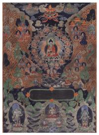 A Large Tibetan Thangka