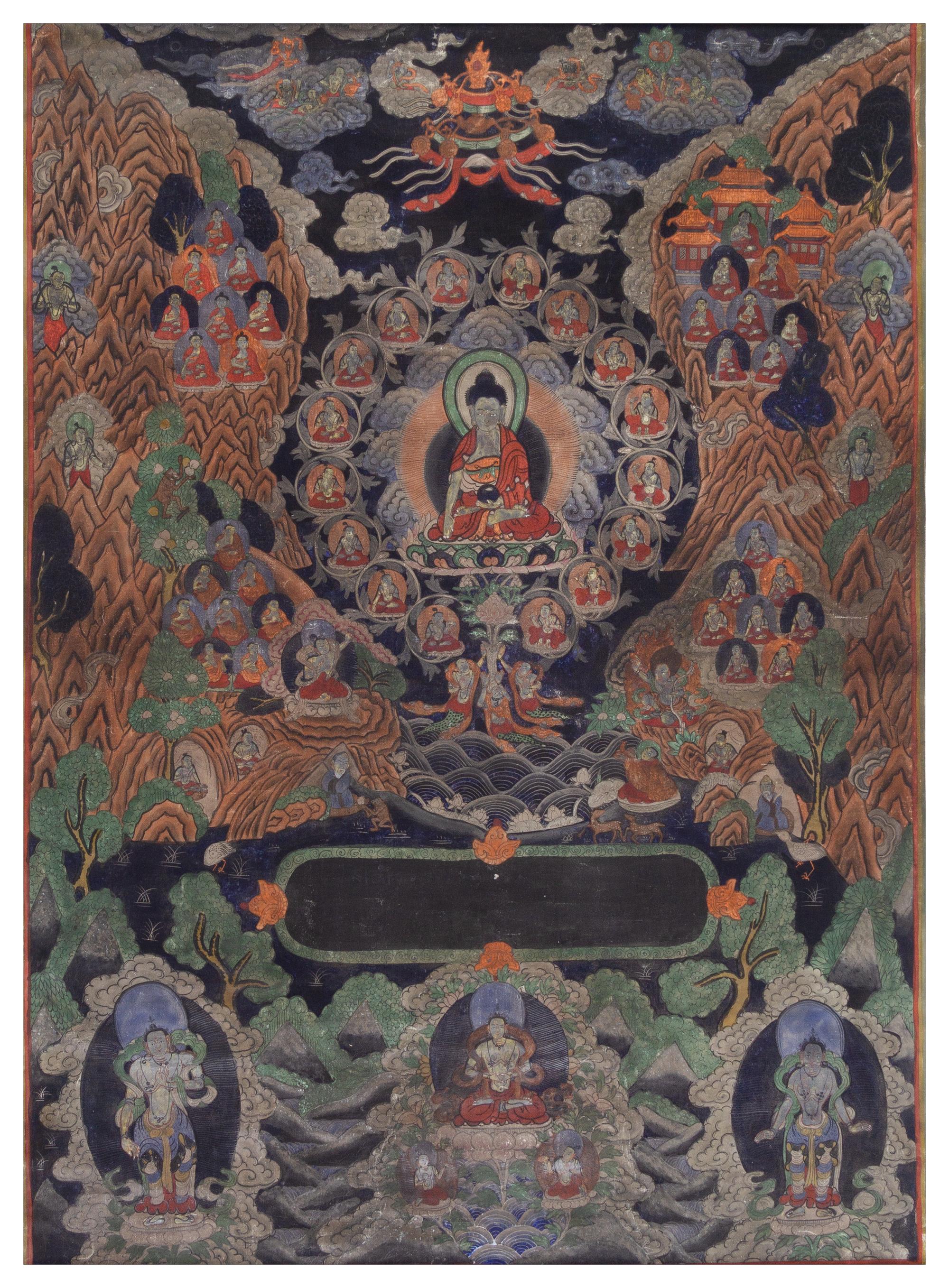 A Large Tibetan Thangka