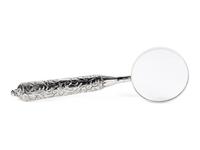 Two Silver-Plate Hand Magnifiers