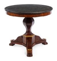 A Louis Philippe Parcel Gilt Walnut Guéridon