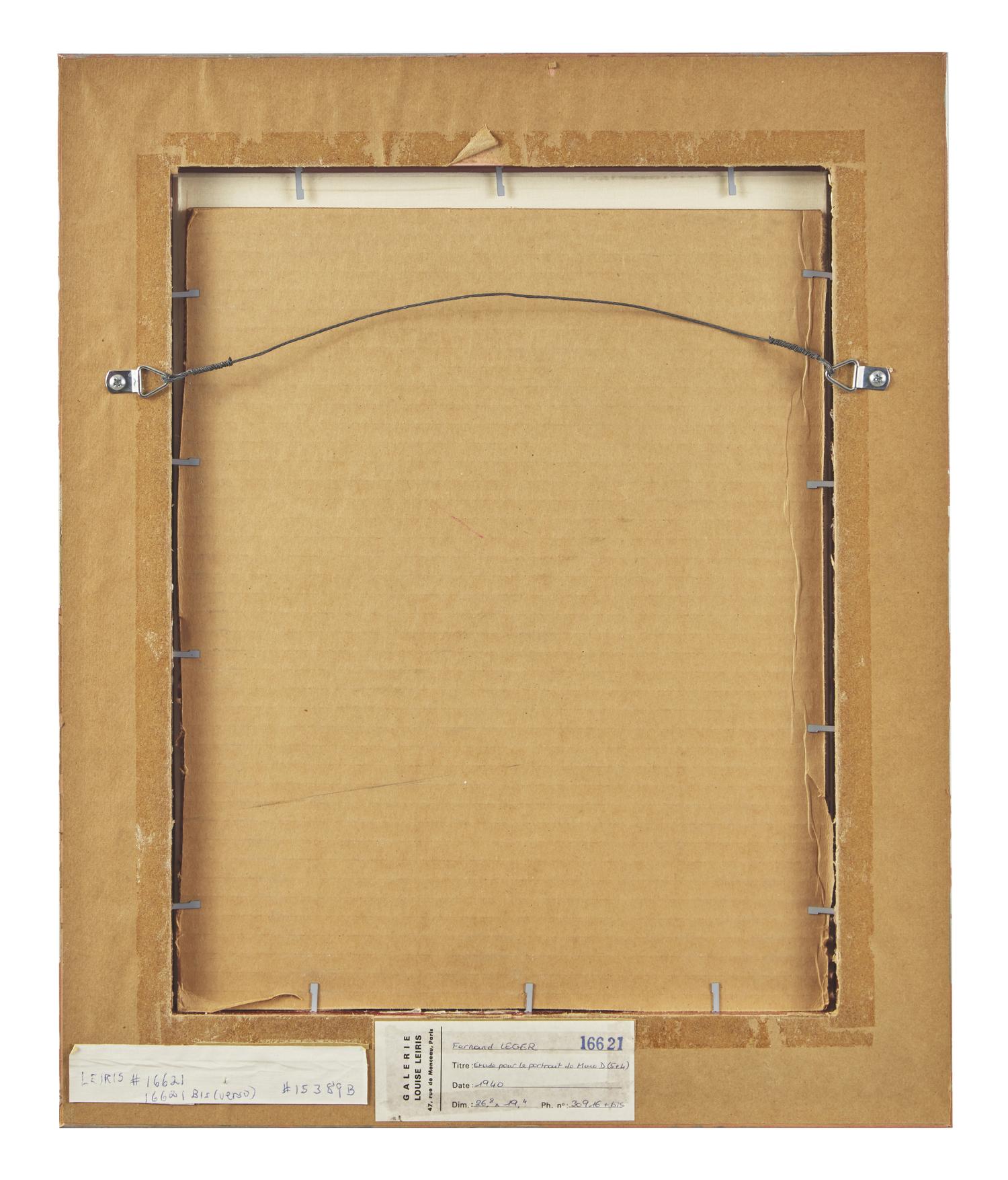 Étude pour le Portrait de Madame Dale; with another study for the portrait verso (A Double-Sided Work), c. 1935