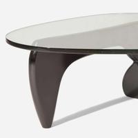 Isamu Noguchi (American, 1904-1988) IN-50 Ebonized Wood and Glass Coffee Table, Herman Miller, USA, designed 1944, the present lot circa 2000