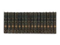 [BINDINGS] -- [BONAPARTE, Napoleon (1769-1821)]. [The Napoleon Series]. HAZLITT, William. Life of Napoleon Bonaparte . 12 volumes. -- BOURRIENNE, Louis Antoine Fauvelet de (1769-1834). Life of Napoleon Bonaparte . 8 volumes. -- JUNOT, Laure, Duchesse D'Abrantes (1784-1838). Memoirs of Madame Junot . 12 volumes. London: H.S. Nicols Co., n.d.