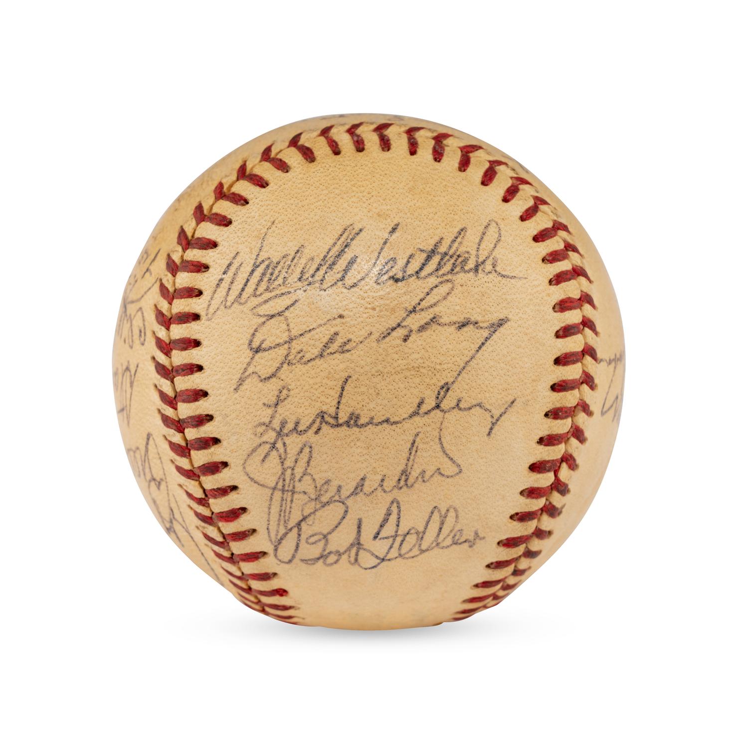 A 1948 Pittsburgh Pirates Multi Signed Autograph Baseball Including Pie Traynor and Paul Waner (JSA Letter of Authenticity),