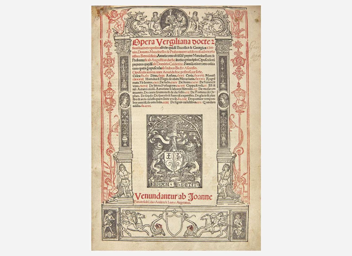 [Literature] Virgil: Opera Vergiliana...