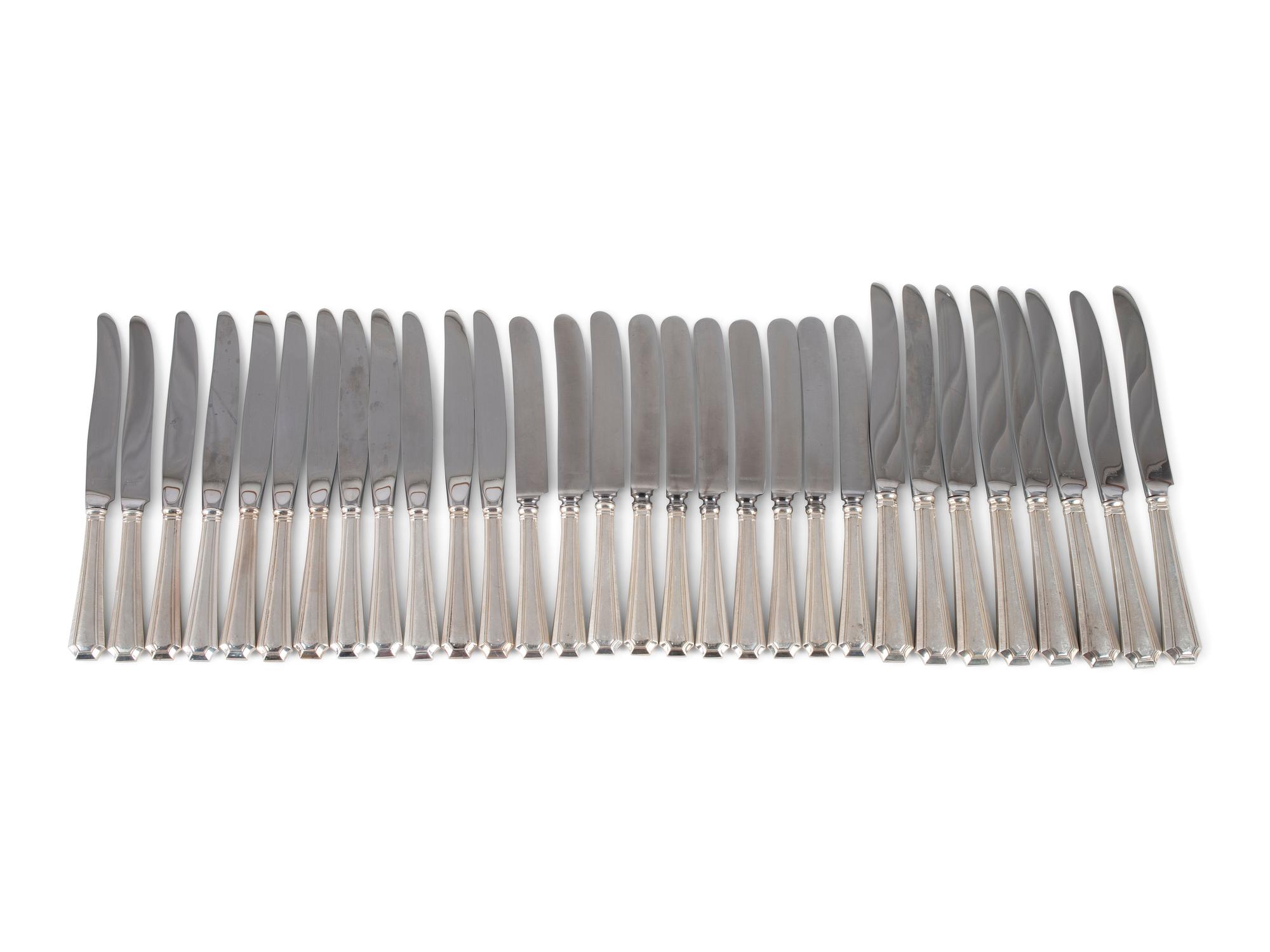 An Assembled Gorham and Durgin Silver Flatware Service