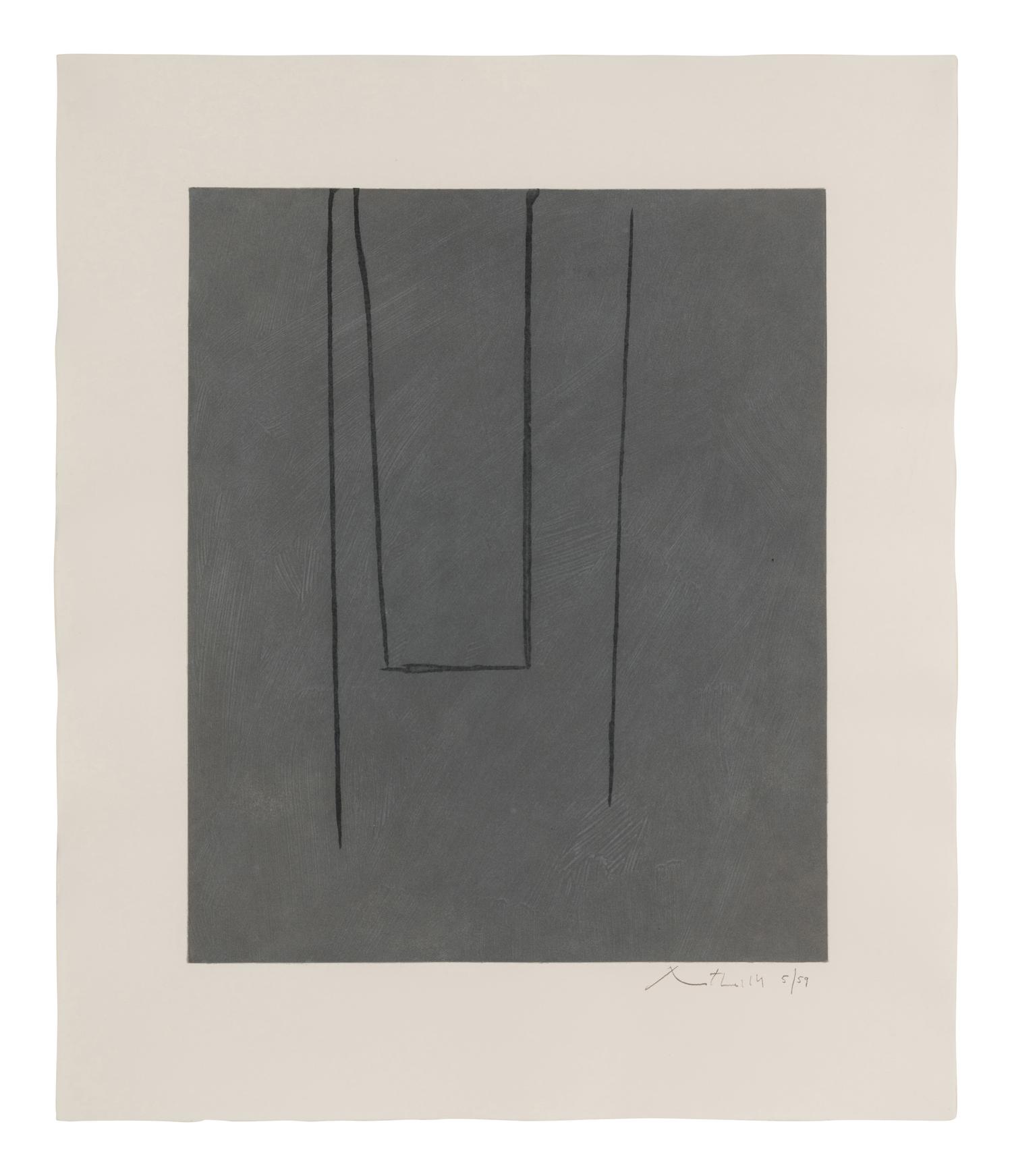 Slate Gray Pintura , 1975