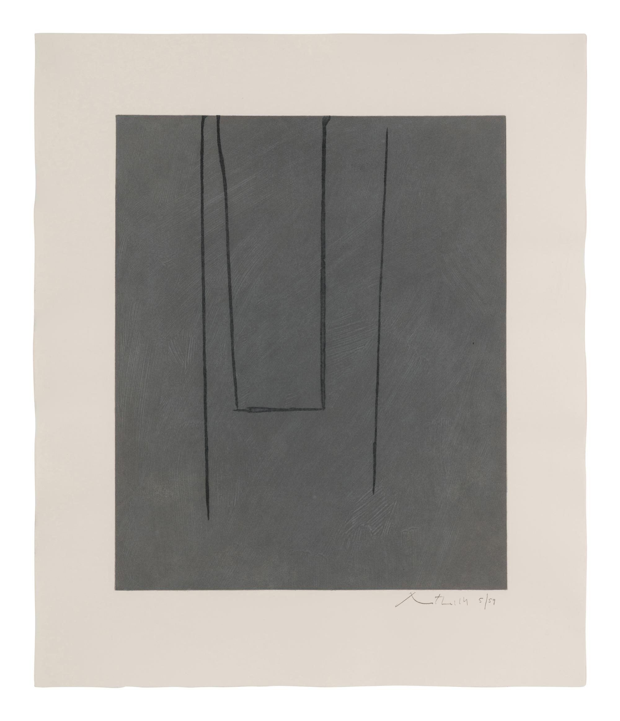 Slate Gray Pintura , 1975