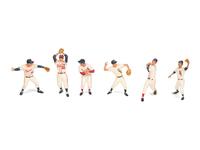 A Collection of Six Original Hartland Baseball Statues