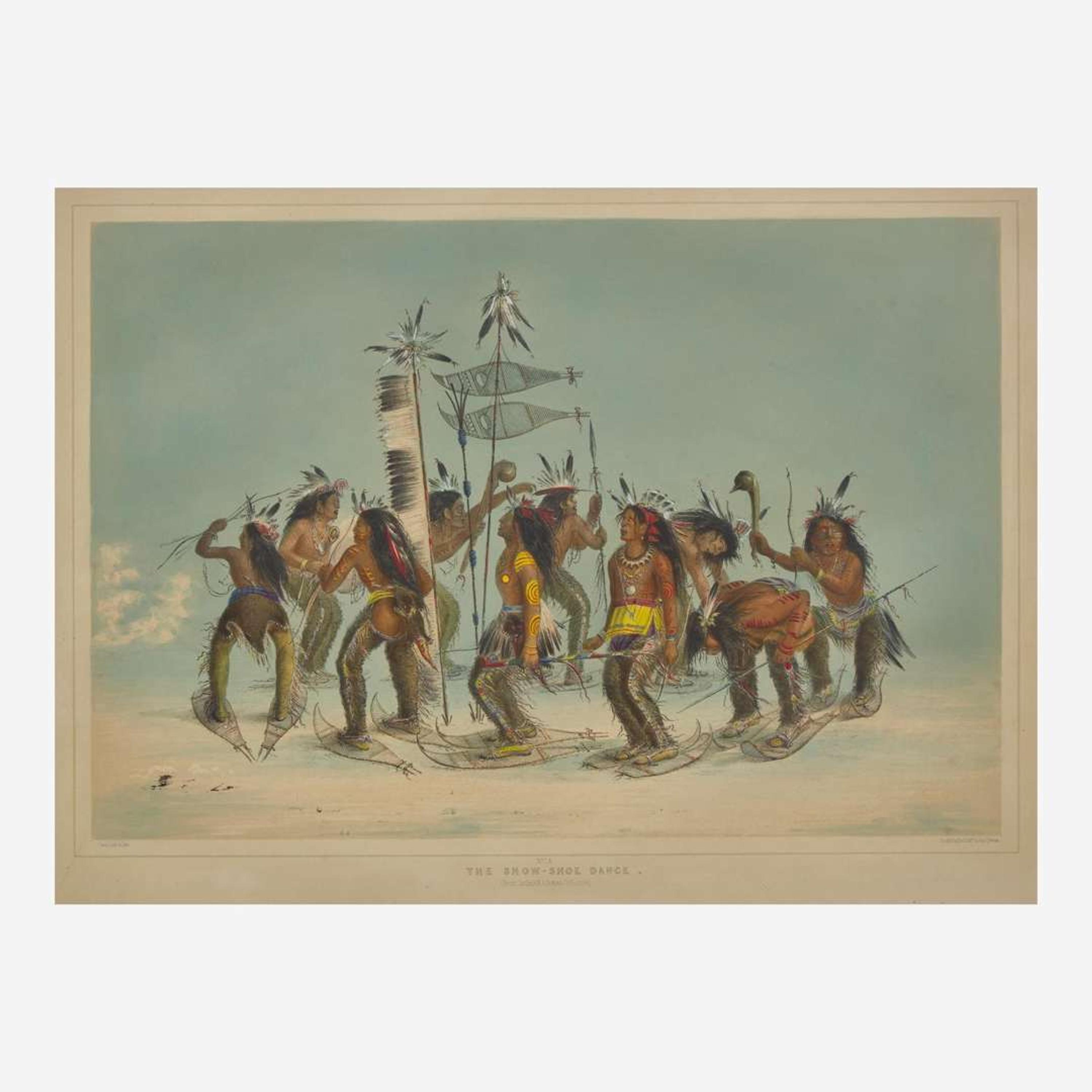 George Catlin (American, 1796-1872) Catlin's North American Indian Portfolio: Hunting Scenes and Amusements of the Rocky Mountains and Prairies of America