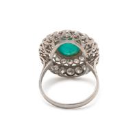 EMERALD AND DIAMOND RING