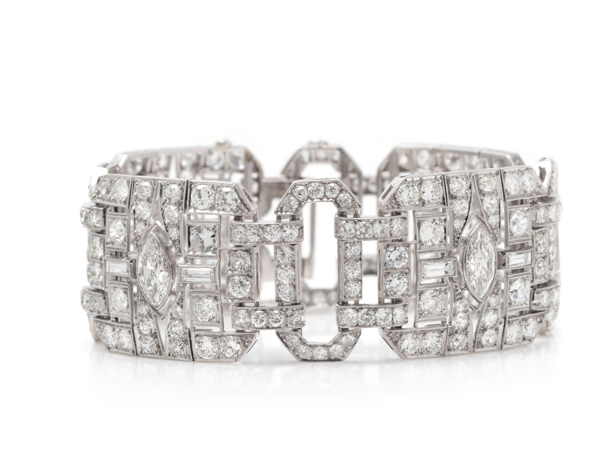 ART DECO, DIAMOND BRACELET