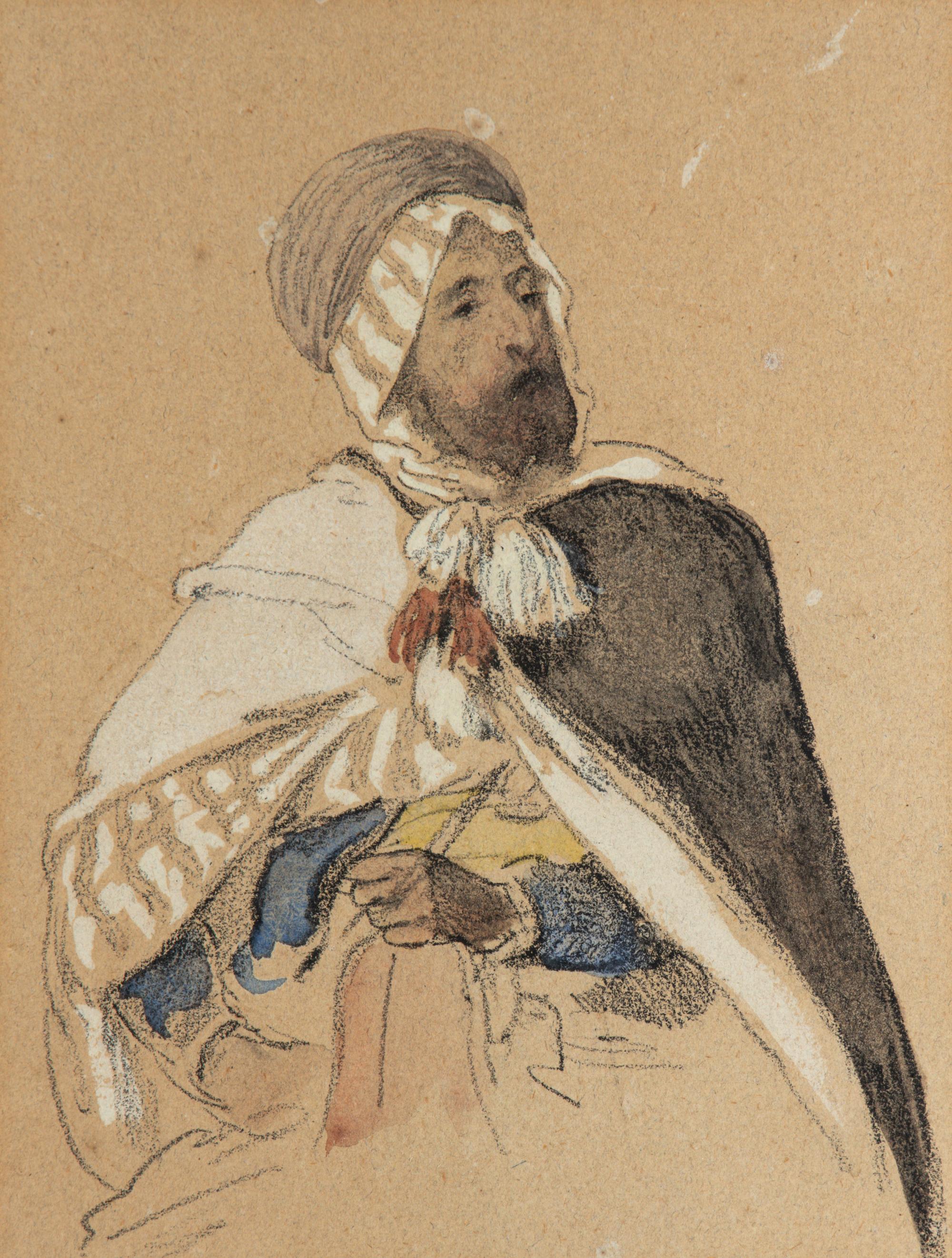 Eugène Fromentin (French, 1820-1876) — Arabe à Cheval