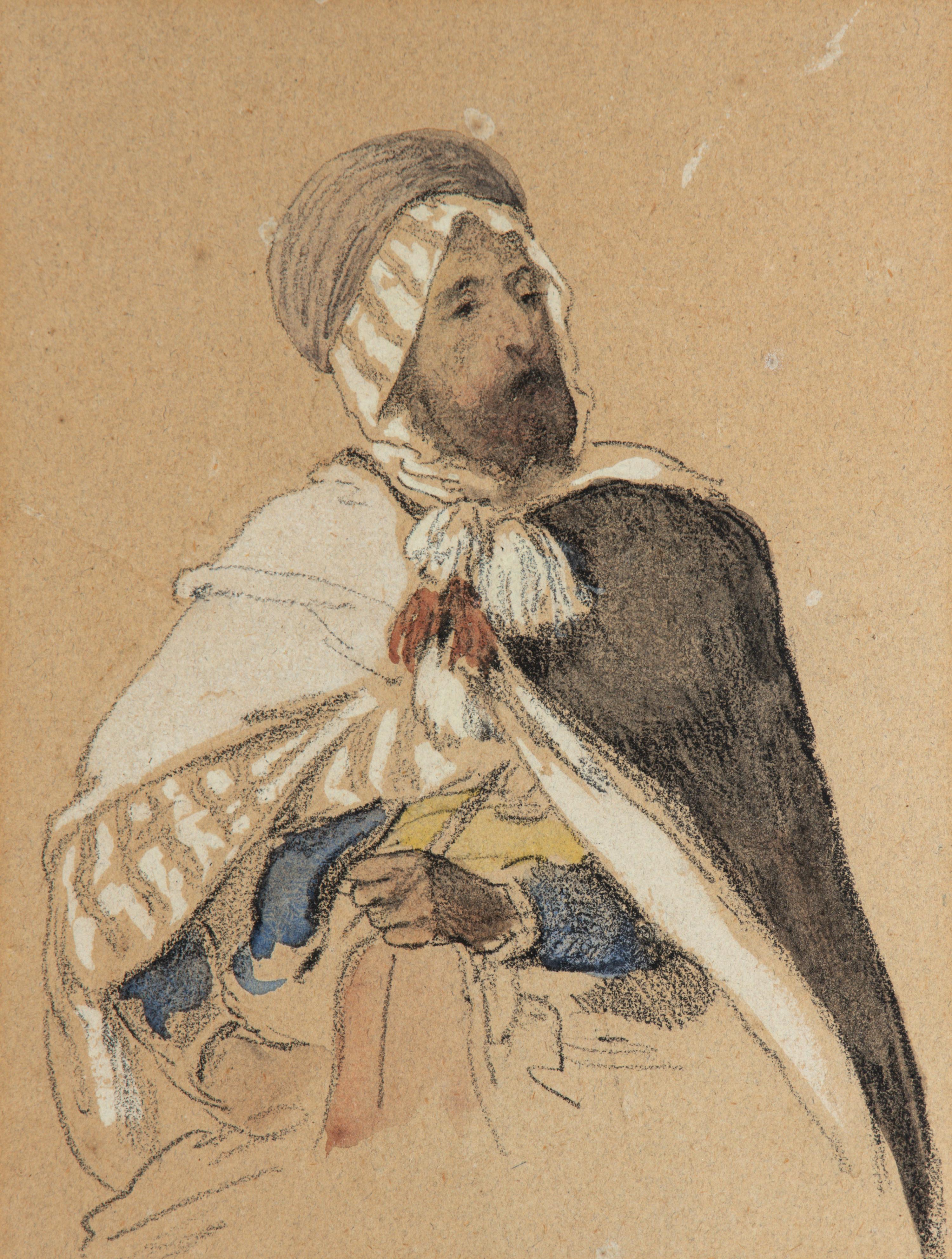 Eugène Fromentin (French, 1820-1876) — Arabe à Cheval