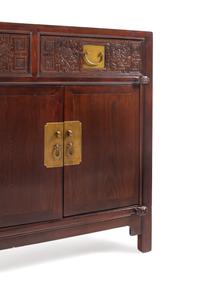 A Large Chinese Rosewood Cabinet