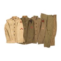83rd Infantry Division and two 85th Infantry Division 1917 Tunics, one Canvas