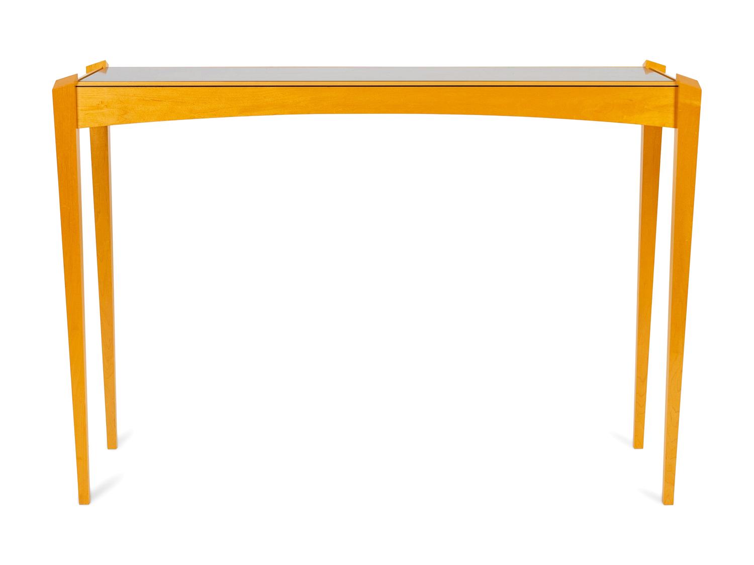 A Contemporary Studio Craft Console Table