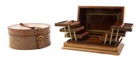 A Victorian Burlwood Cigarette Box, Height 3 1/2 x width 9 x depth 6 1/4 inches.