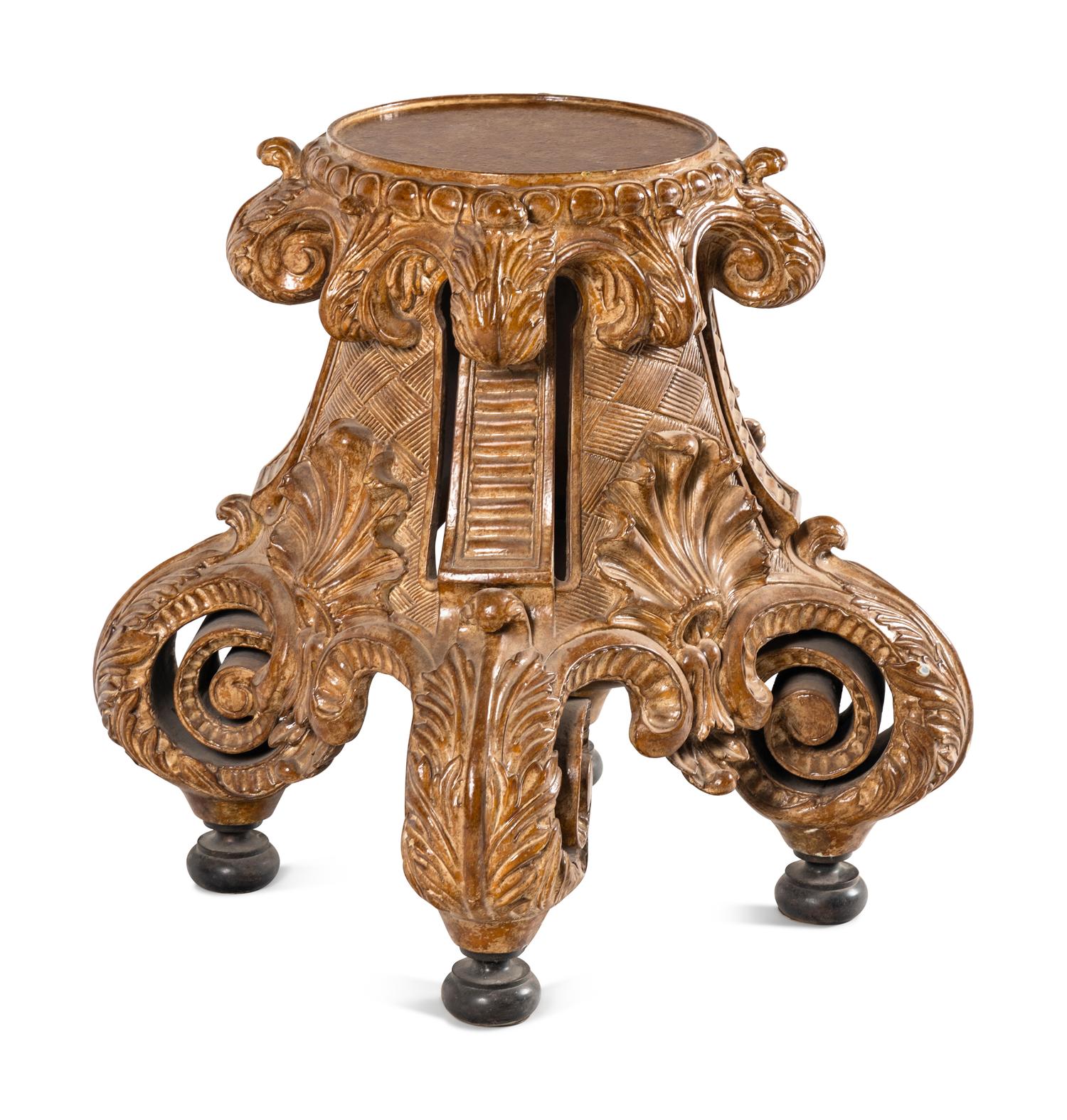 A Baroque Style Side Table