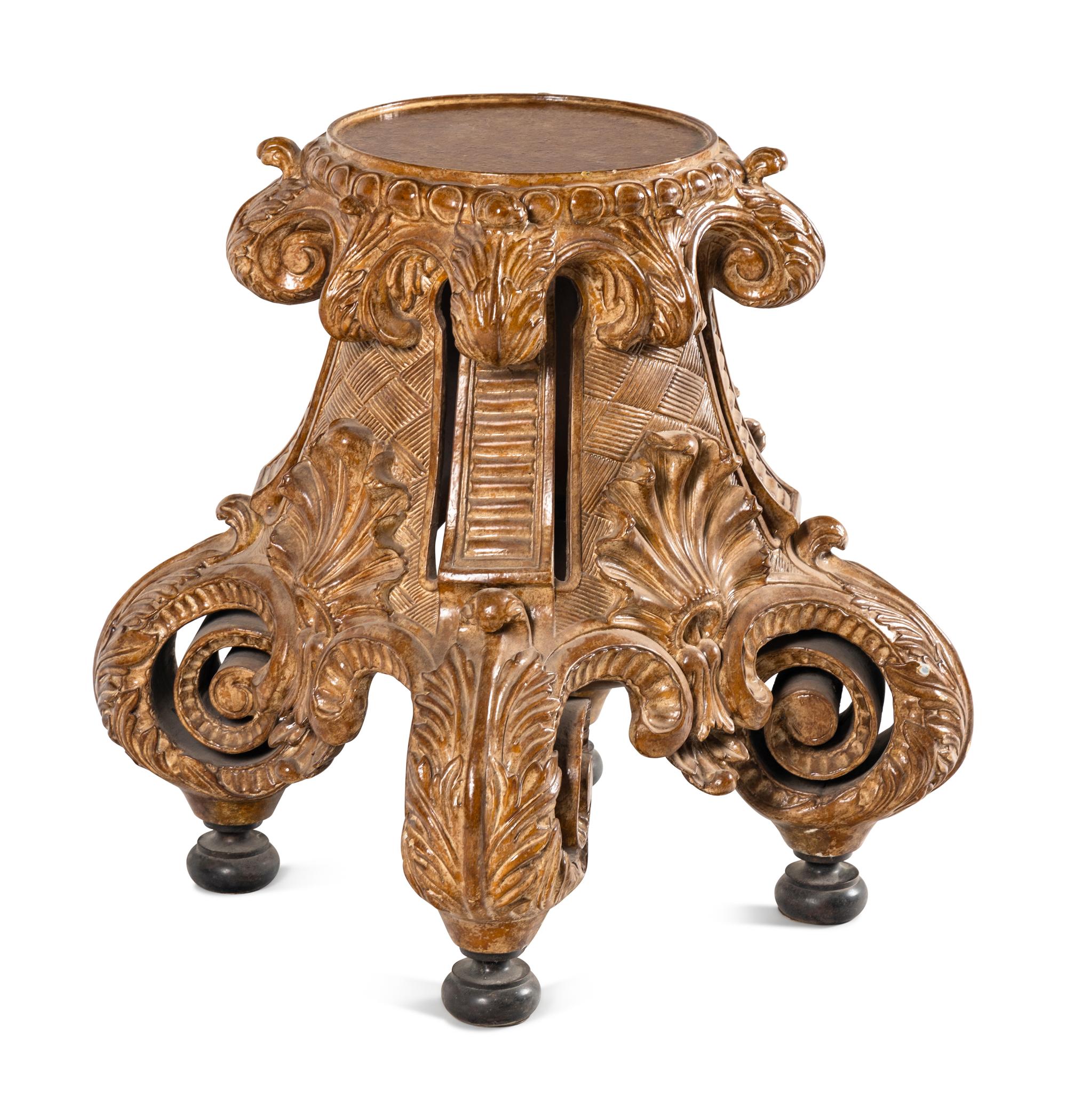 A Baroque Style Side Table