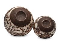Zuni Polychrome Pottery Jars
