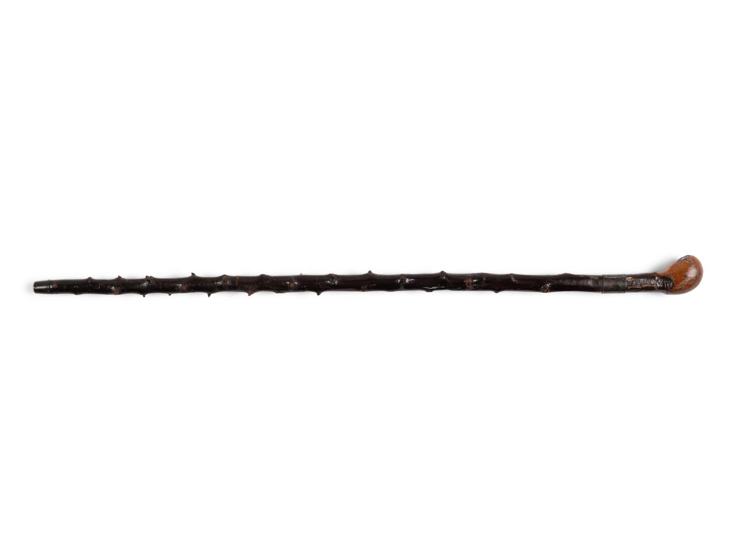 A 1931 Walking Stick Presented to "King of Baseball" Connie Mack by Boston Mayor James Michael Curley Sourced Directly From McGillicuddy Family