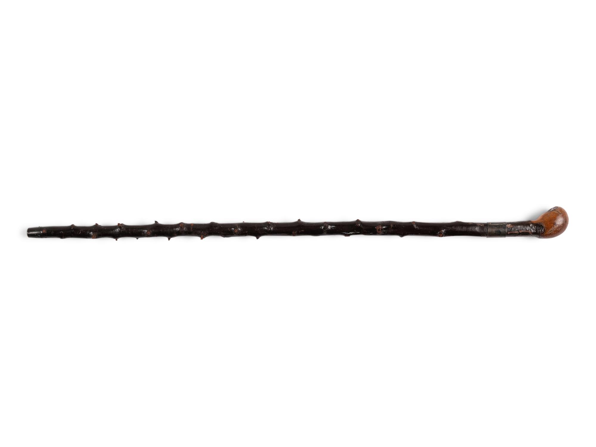 A 1931 Walking Stick Presented to "King of Baseball" Connie Mack by Boston Mayor James Michael Curley Sourced Directly From McGillicuddy Family