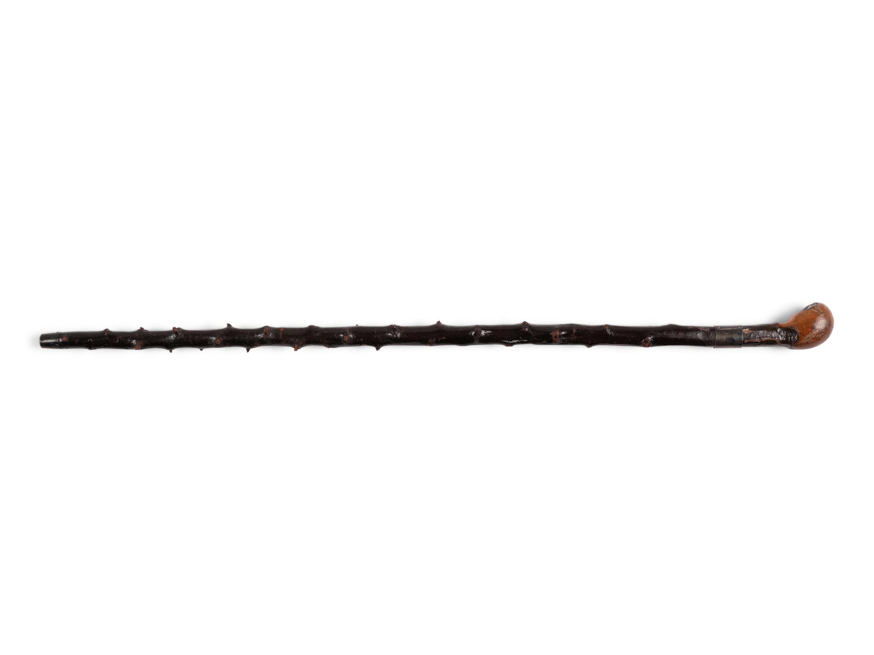 A 1931 Walking Stick Presented to "King of Baseball" Connie Mack by Boston Mayor James Michael Curley Sourced Directly From McGillicuddy Family