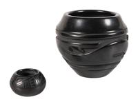 Blackware Pottery Jars