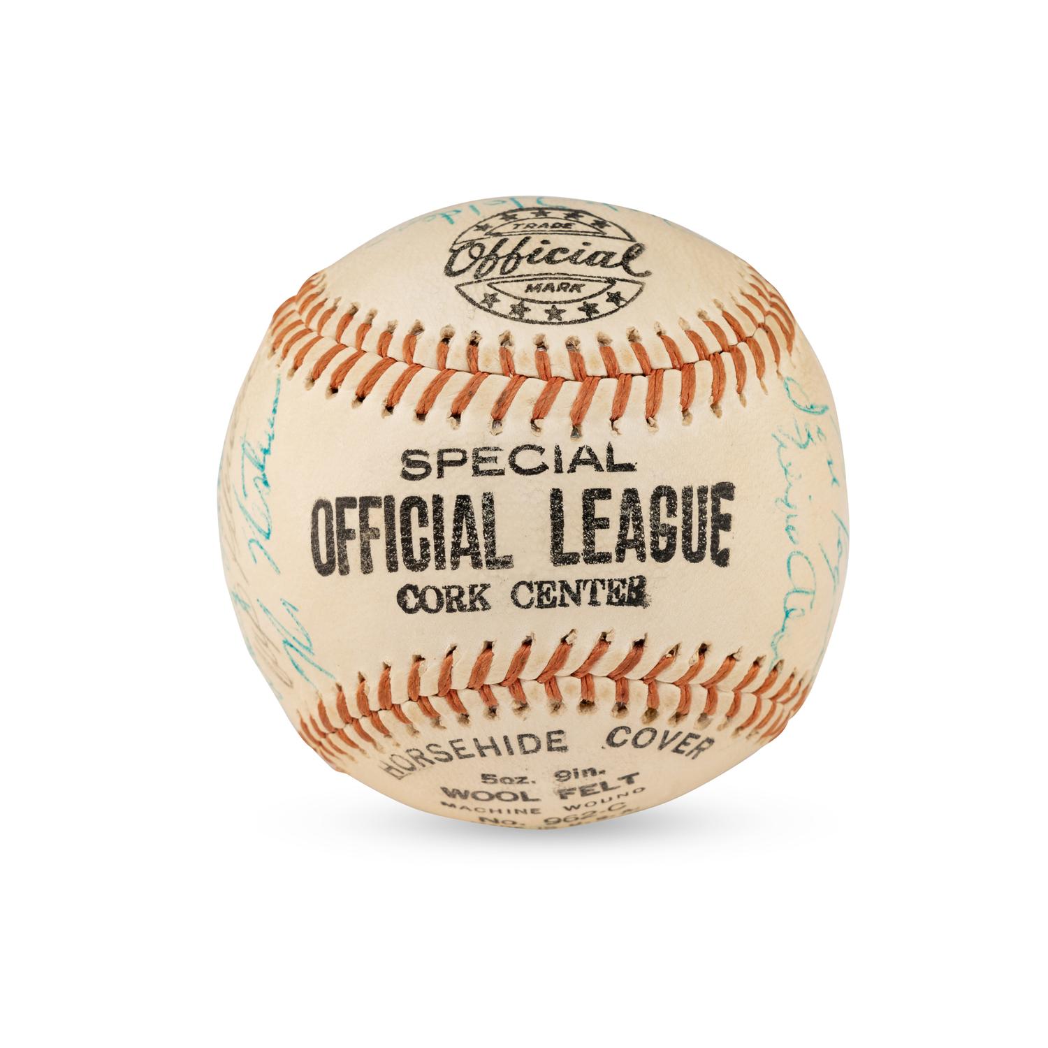 A 1963 San Francisco Giants Team Signed Autograph Baseball (Beckett Authentication Services)