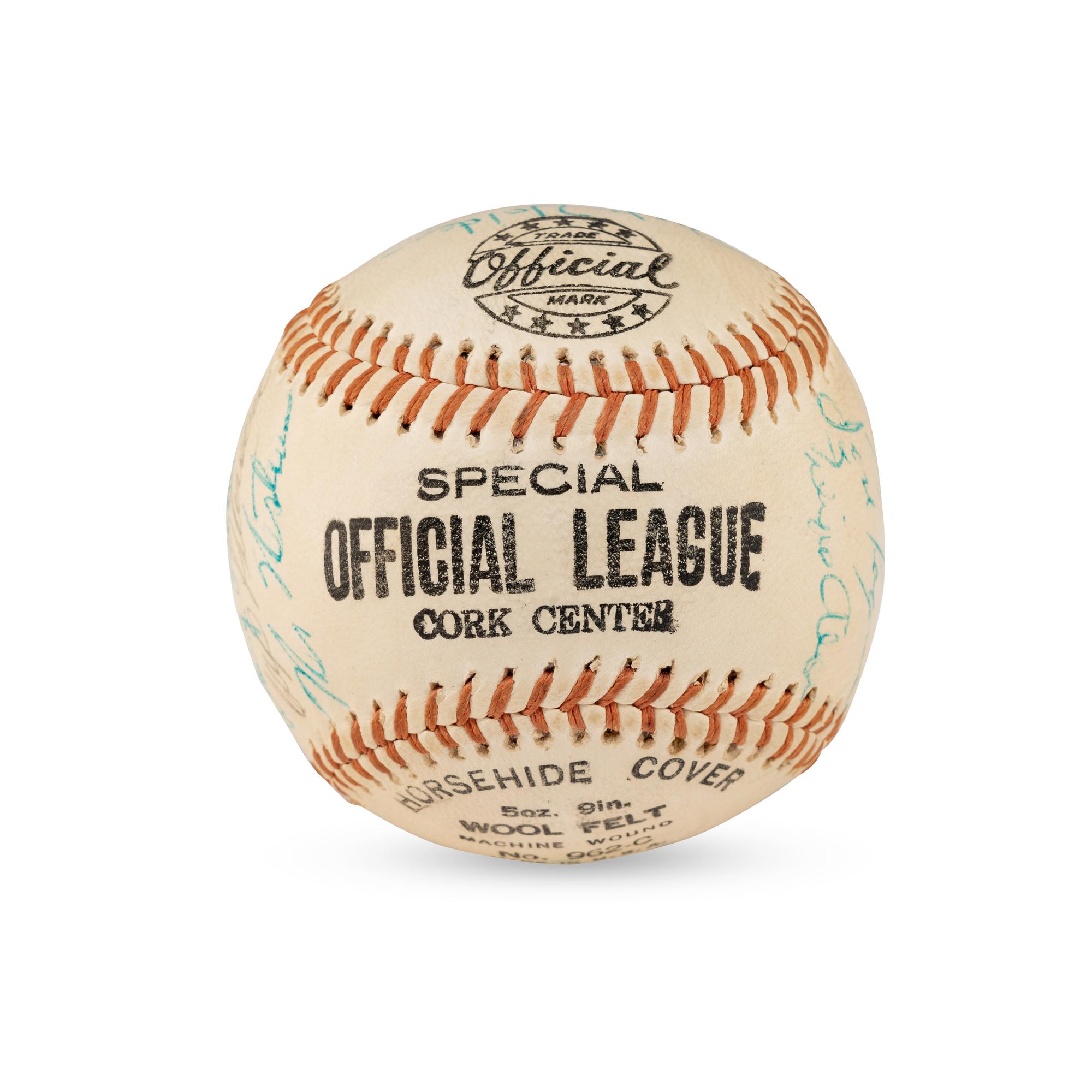 A 1963 San Francisco Giants Team Signed Autograph Baseball (Beckett Authentication Services)
