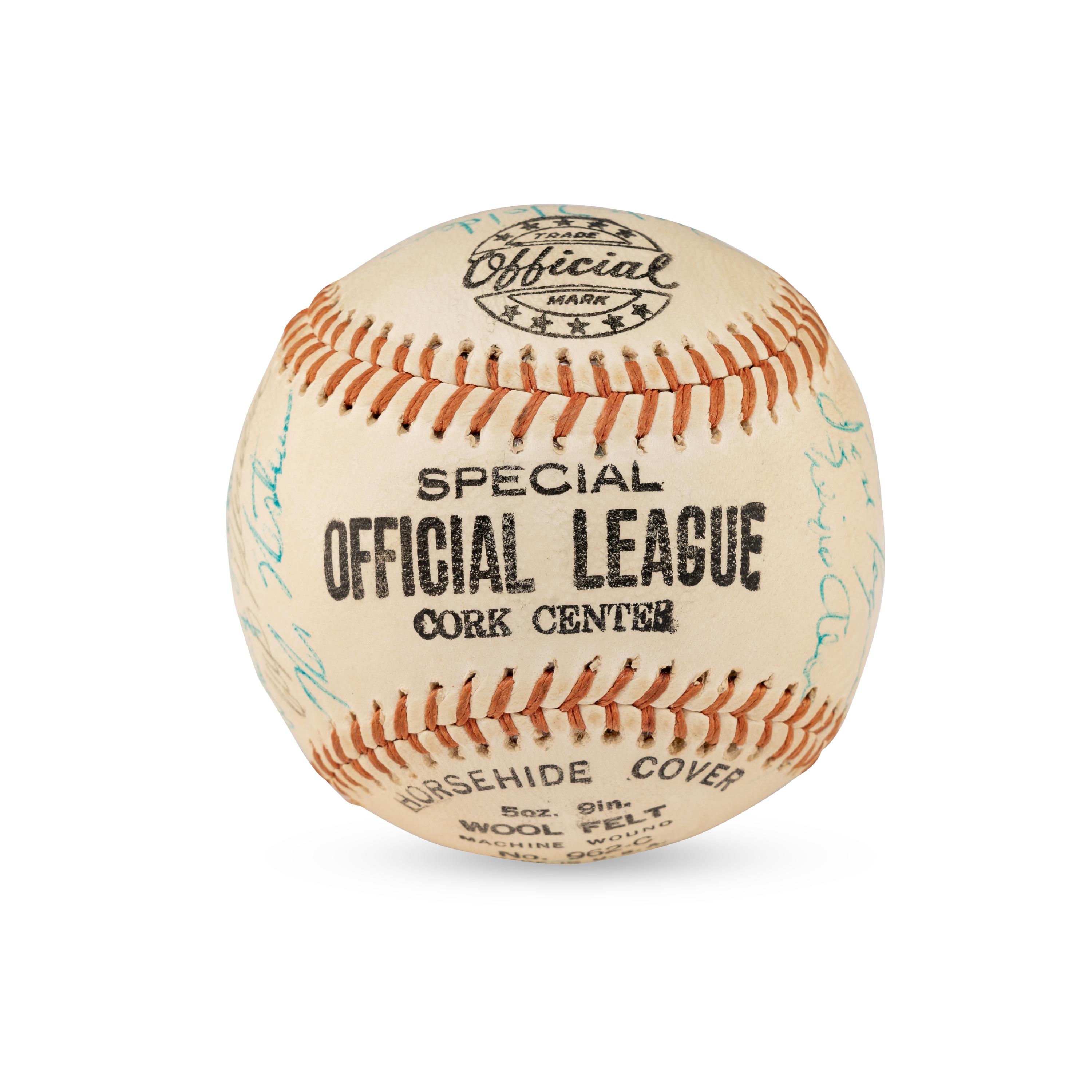 A 1963 San Francisco Giants Team Signed Autograph Baseball (Beckett Authentication Services)