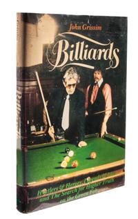 GRISSIM JOHN. Billiards. New York, [1978] First ed. Signed by 10 cast members of the movie The Baltimore Bullet, (1980).