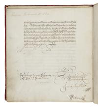 Emperor Frederick III Letters of Patent (for Heinrich Scholtz), in German, illuminated manuscript on parchment [Austria, Vienna, 1650]
